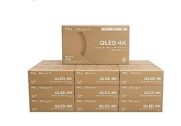 TCL QLED 4K с Google TV — серия умных телевизоров с диагоналями 32"