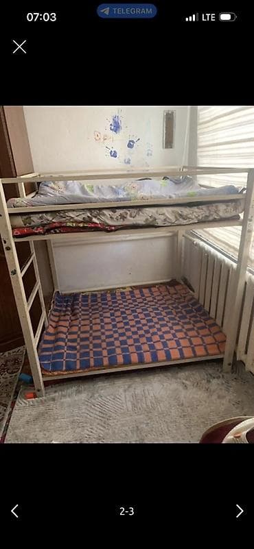 Туфли: Разборный, металлический двухяростный кровать жля детей — 1