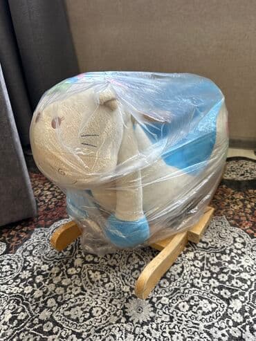 купить детскую лошадку качалку: Лошадка качалка, в идеальном состоянии, мягкая безопасная, цена 1500 — 3