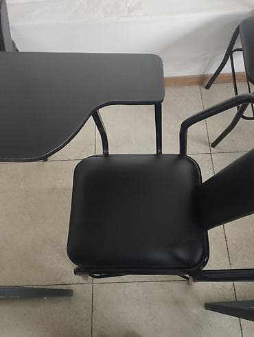 стул с подставкой для письма: Школьный стул, Новый, Железо, цвет - Черный — 2