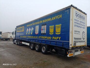 купить фуру с прицепом бу: Тягач, Krone, 2016 г., Тентованный — 3