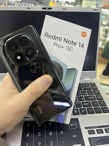 Samsung: Redmi, Redmi Note 14 Pro Plus, Б/у, 512 ГБ, цвет - Черный, 2 SIM — 2