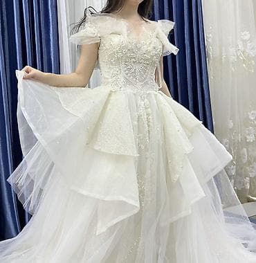 Свадебные платья и аксессуары: Свадебные платья в стиле princess/ball gown с корсетным лифом и пышной — 4