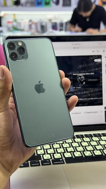 iphone 27: IPhone 11 Pro Max, цвет Midnight Green 256 ГБ по Основные — 1