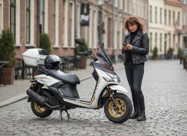 купить скутер в японии: Состояние идеальное пробег 2200км — 1