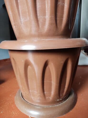 горшки для больших цветов: Цветочный горшок 5л Большой 2 шт — 1