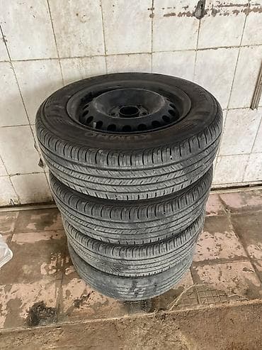 Колеса в сборе R 15, Лето, Комплект, Легковые, Железные