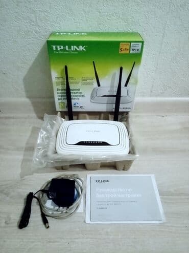 Компьютерлерди жана ноутбуктарды сатып алуу: Wi-Fi роутер, отличное состояние, отлично работает, 2 антенный — 1