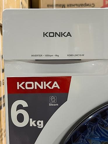 Техника жана электроника: Кир жуучу автомат машина, Жаңы, Konka, 6 кг чейин, Фронталдык, Дүңүнөн — 2