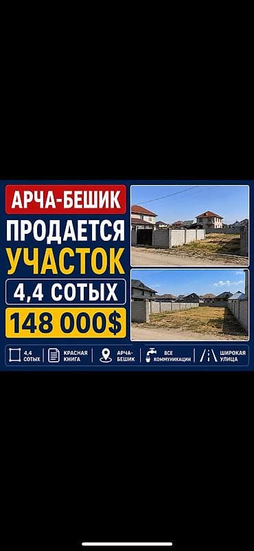 элитные дома в бишкеке: 4 соток, Для строительства, Красная книга — 4