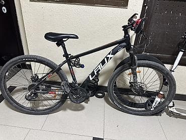 six flags: Горный велосипед, Laux, Рама S (145 - 165 см), Алюминий, Б/у — 4