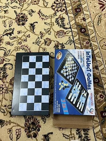 Зимний спорт: Настольный набор 3-в-1 Intellect Games - Комплект для трех игр — 2