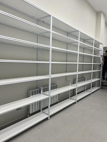 полки стеклянные: Металлические стеллажи для магазина/шоурума - Конструкция: модульная — 3