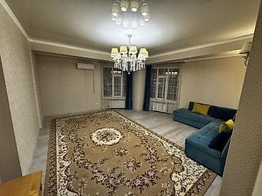 долгосрочный квартира токмок: 3 комнаты, Агентство недвижимости, Без подселения, С мебелью полностью — 7