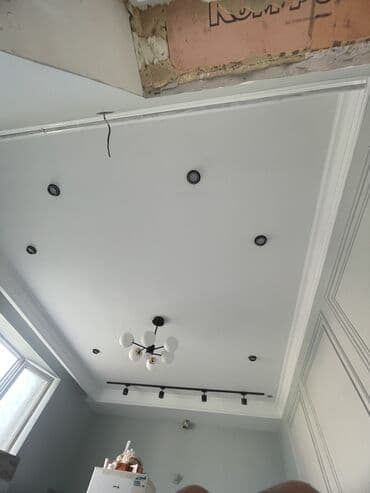 отделка дома: Натяжной потолок Глянцевое, Матовое, 3D потолки Гарантия, Бесплатная консультация, Бесплатный замер — 8