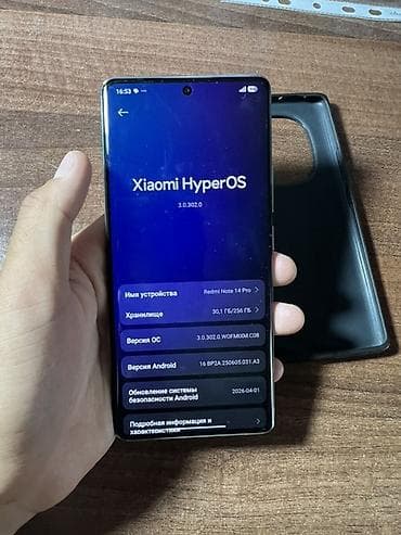 чехол редми 14 с: Redmi, Redmi Note 14 Pro, Б/у, 256 ГБ, 2 SIM, eSIM — 10