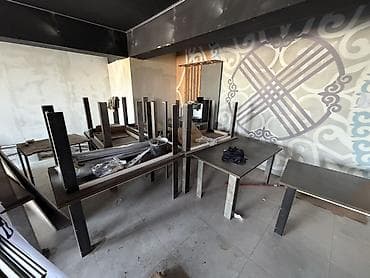 foldable table: Стол для кафе, Прямоугольный, цвет - Серый — 3