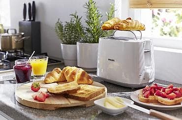 завтрак: Тостер Philips HD2582/01 - Мощность: 830 Вт - 2 слота для — 4