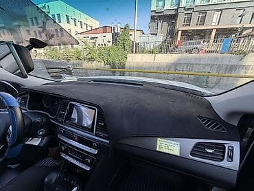 накидка: Алькантара Накидка на панель Hyundai, цвет - Черный, Самовывоз — 2