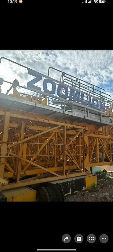 zip lock: Башенный кран Zoomlion (желтая серия) Цена 38000 США до 70000 США — 2
