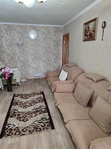 flat osh: 2 комнаты, 49 м², 104 серия, 4 этаж, Евроремонт — 9