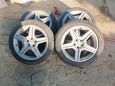 мерс 210 рул: Дөңгөлөктөр монтажда 245 / 45 / R 18, Жай, Колдонулган, Комплект, Куйма, тешиктери - 5 — 6
