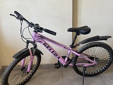 фикс калесо: Горный велосипед GELEDA Sport (розовый) - Размер колес: 26" - Рама — 1