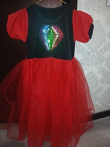 платье бархат: Детское платье, цвет - Фиолетовый — 3