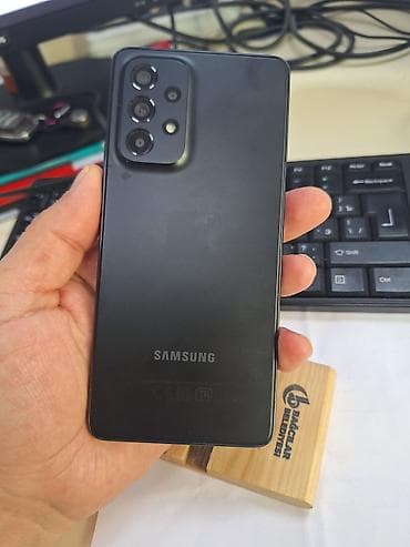 Samsung Galaxy A53 5G, Б/у, 128 ГБ, цвет - Черный, 2 SIM