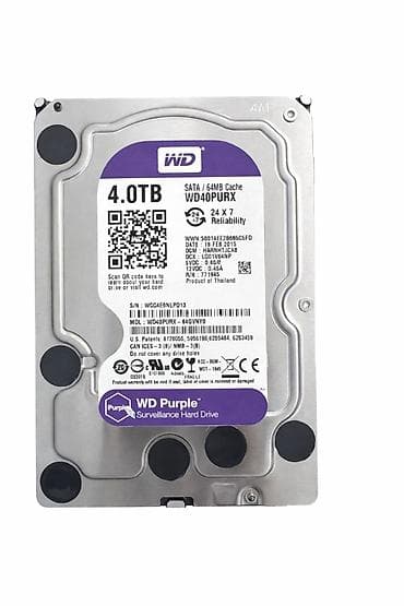 Настольные ПК и комплектующие: Накопитель для ПК, Новый, HDD, 4 ТБ, Для ПК — 1
