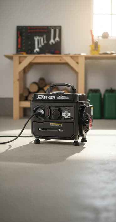 Генераторы: Бензиновый генератор 1200 ватт. двухтактный двигатель — 1