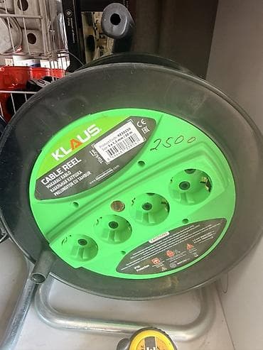 Удлинитель, На катушке, Длина: 30 м, 4 розетки