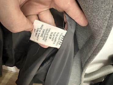 кепка кожаная: Серое женское пальто Pitti Collection - Классический прямой силуэт с — 3