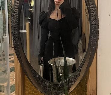 платья вечерняя: Вечернее платье, А-силуэт, С рукавами, M — 6