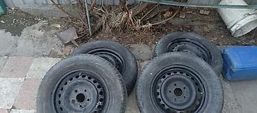 surf 185: Колеса в сборе R 15, Лето, Б/у, Комплект, Легковые, Железные, отверстий - 5 — 1