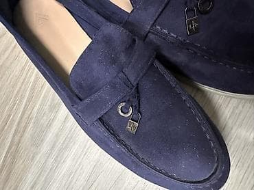 мокасины: Лоферы, 41, Loro Piana, Б/у, цвет - Синий — 2