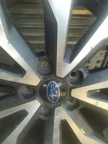 диски и шины на субару: Колеса в сборе 225 / 60 / R 18, Всесезонная, Б/у, Комплект, Внедорожные (АТ/МТ), Железные, отверстий - 5 — 2