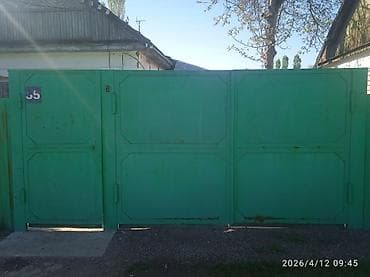 шредеры 12 на колесиках: Металлические распашные ворота с калиткой. - Материал: стальной лист — 1