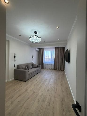 сдается квартира ахунбаева: 1 комната, 43 м², Элитка, 5 этаж, Евроремонт — 5