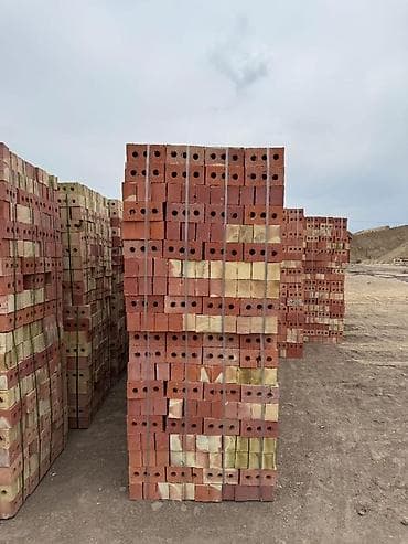 Пустотелый, дырчатый, Жженый кирпич, Одинарный, 250×120×65 at lalafo.kg Пустотелый, дырчатый, Жженый кирпич, Одинарный, 250×120×65