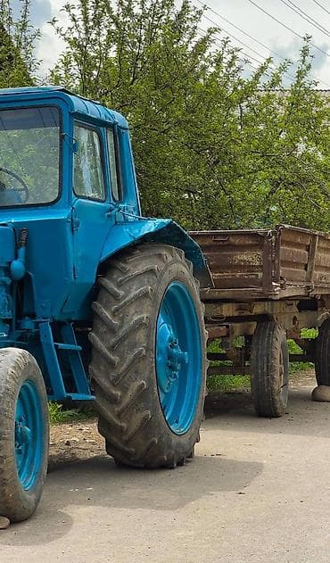 Транспорт: Сельхозкомплект: колесный трактор + прицеп + навесной культиватор — 8