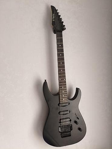 Электрогитара Ternis, черный матовый цвет, форма суперстрат at lalafo.kg Электрогитара Ternis, черный матовый цвет, форма суперстрат