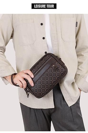 kipling monkey: Барсетка, Материал: Экокожа, Регулируемый ремень, Разделенные отделения, Съёмный ремень, Новый — 2