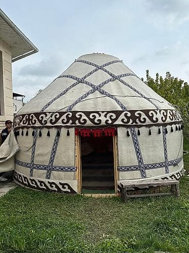 Аренда юрты, Каркас Деревянный, 75 баш, Казан, Посуда, С полом at lalafo.kg Аренда юрты, Каркас Деревянный, 75 баш, Казан, Посуда, С полом