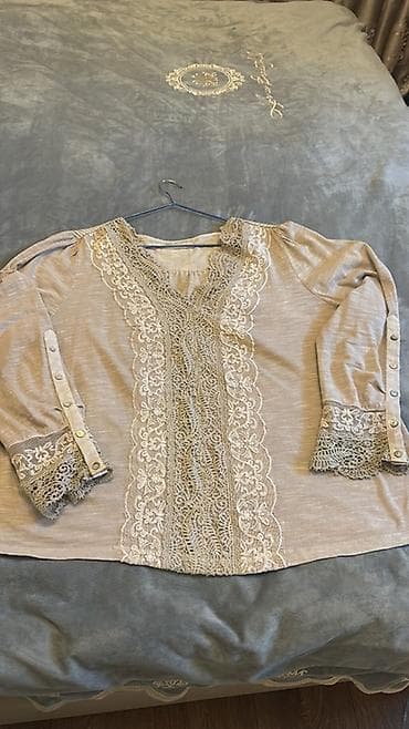 Комплект, Трикотаж, С кружевом