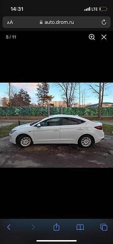 машина маз: Hyundai Elantra: 2020 г., 1.6 л, Бензин, Седан — 7