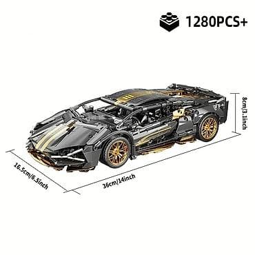 baby go: Конструкторы Lamborghini в масштабе 1:14 1200 деталей 🔥 с Led — 7