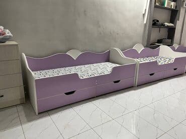 двухъярусные кровати для взрослых в бишкеке: Кровать детская -Поролоновый матрас в подарок -Российский ЛДСП — 1
