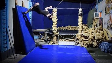 игра нарда: Мягкий щит настенный для сальто отработки ударов ногами для паркура и — 1