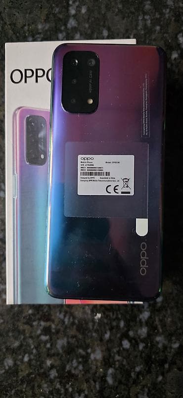 google fold: Oppo A55 5G, Новый, 64 ГБ, цвет - Фиолетовый, 2 SIM — 2